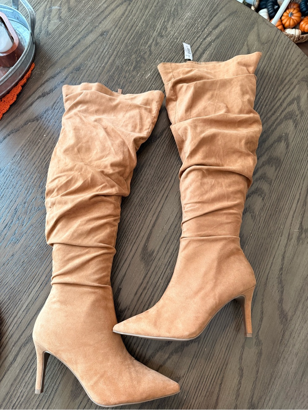 Torrid Over the Knee Scrunch Boots Sz 10 WW NWT - Picture 10 of 12